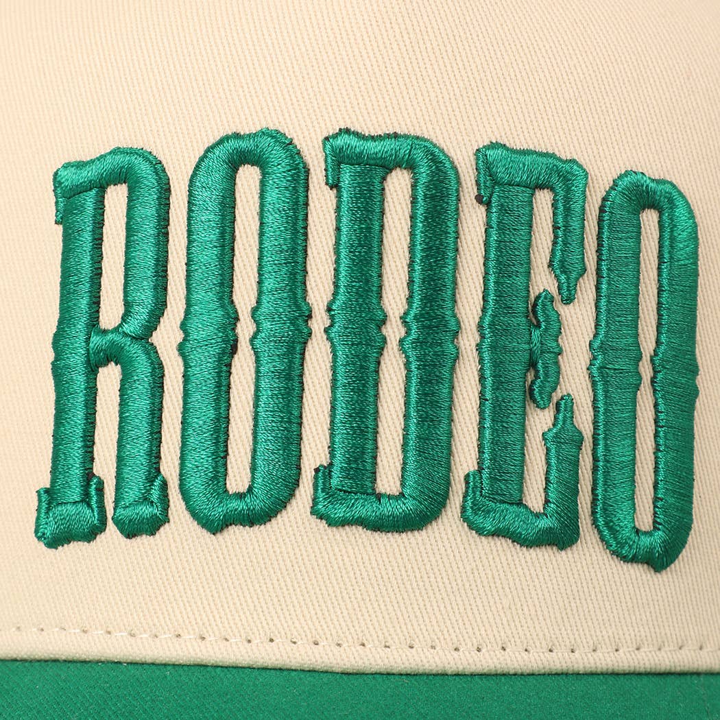 RODEO Two-Tone Embroidered Trucker Hat
