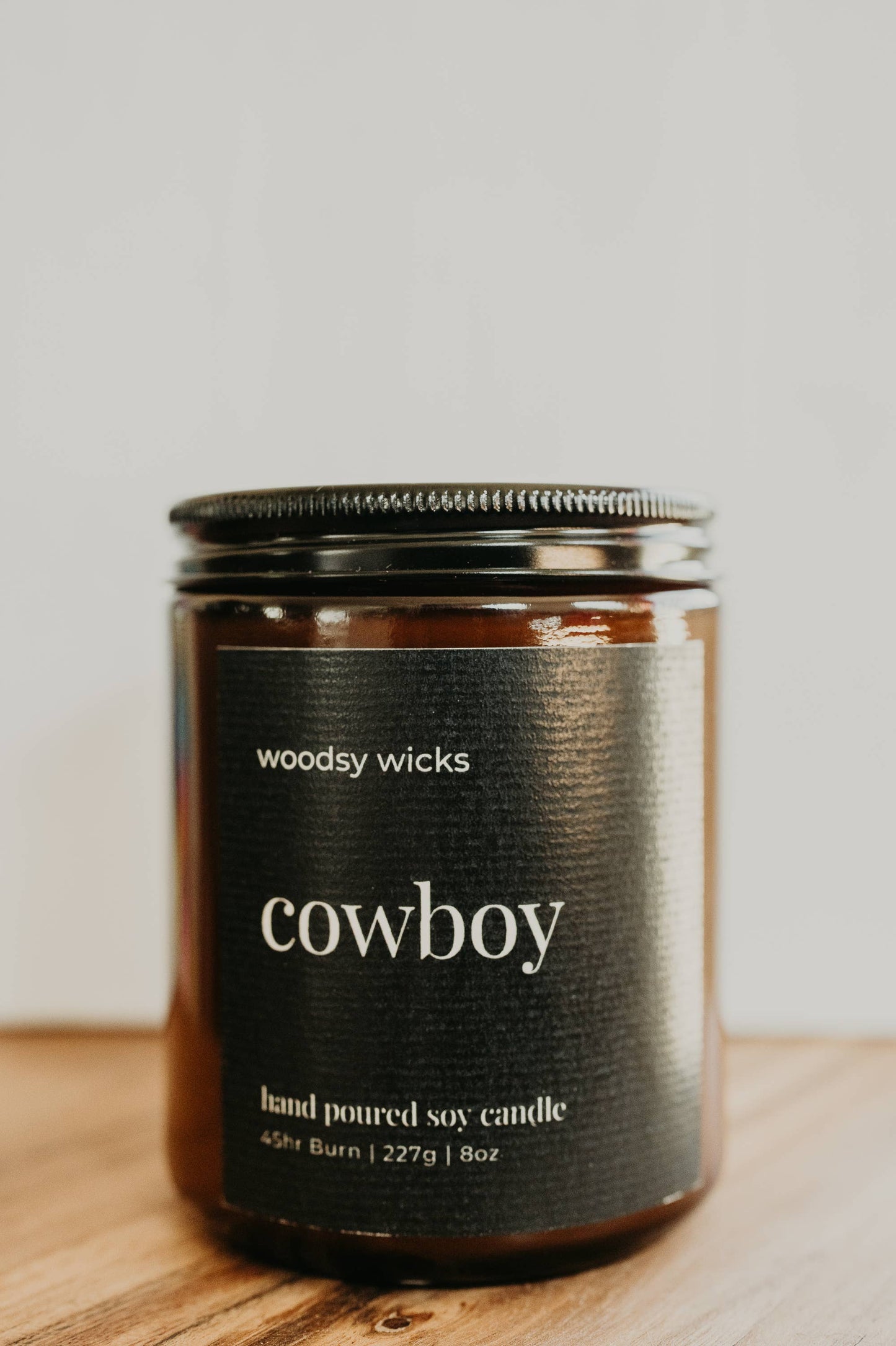 Cowboy Scented Western Candle - 100% Soy Wax - Cotton Wick