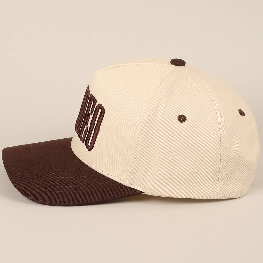 RODEO Two-Tone Embroidered Trucker Hat