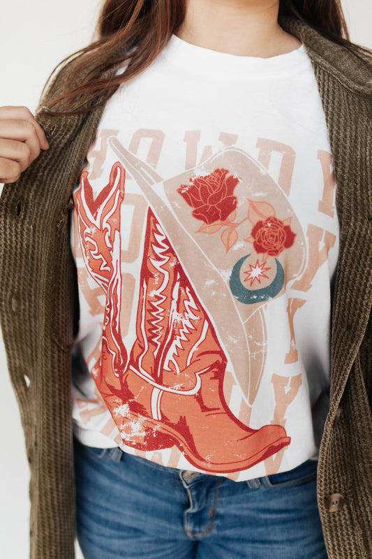 Howdy *cowboy boots*  Graphic Tee
