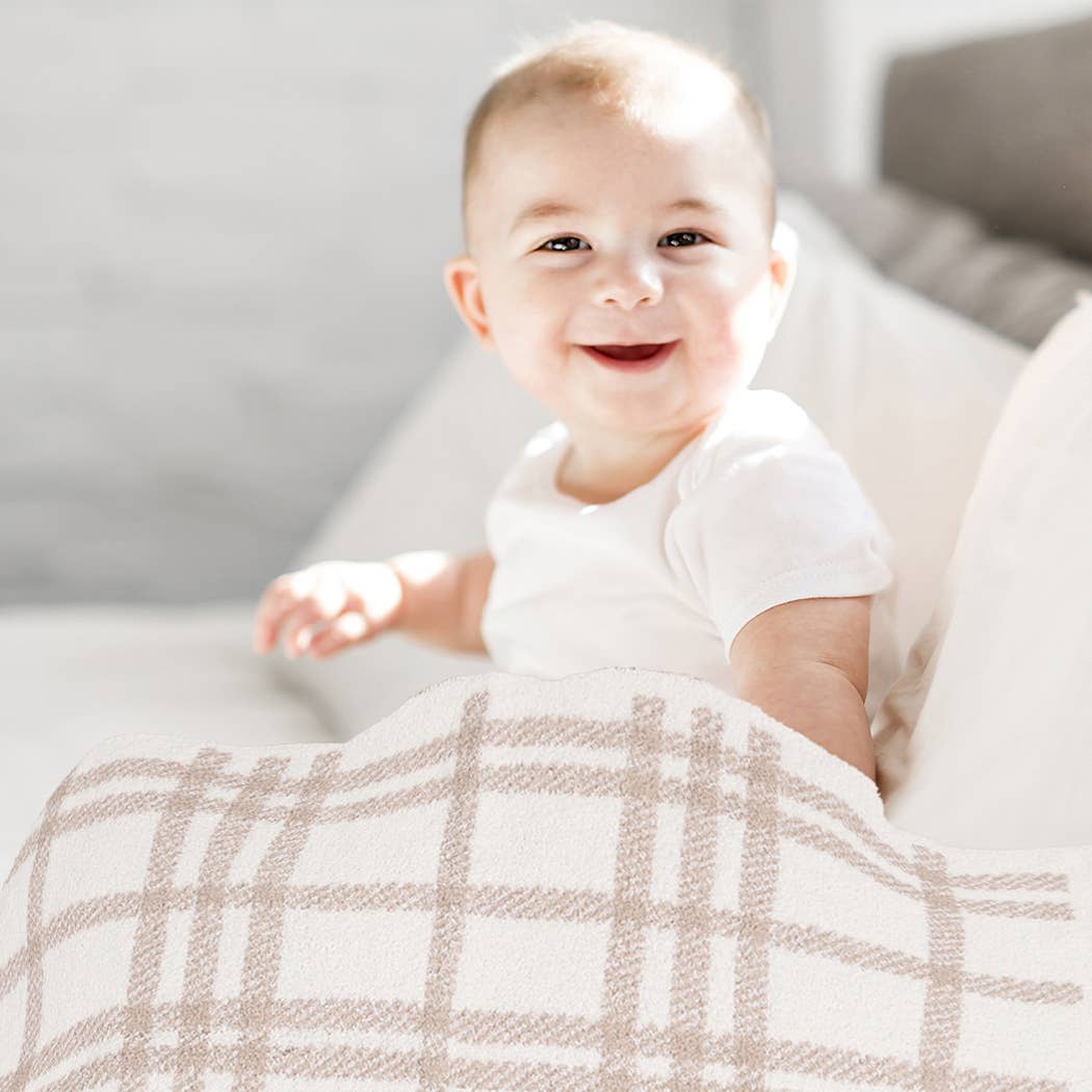 PLAID Print Kids Luxury Soft Throw Blanket