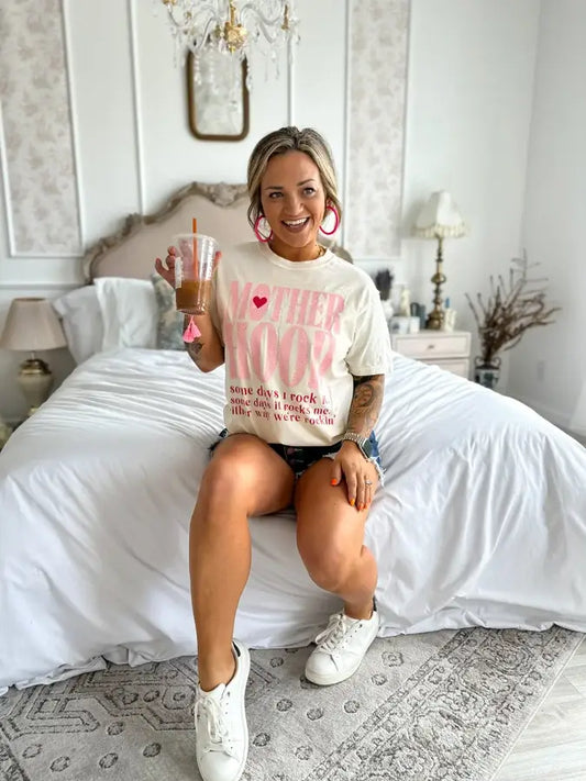 Motherhood Rock It Ivory Graphic Tee