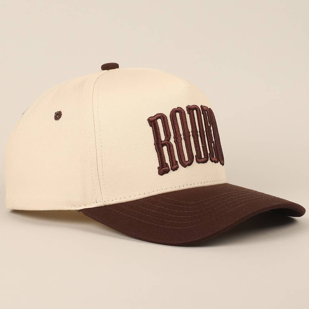 RODEO Two-Tone Embroidered Trucker Hat