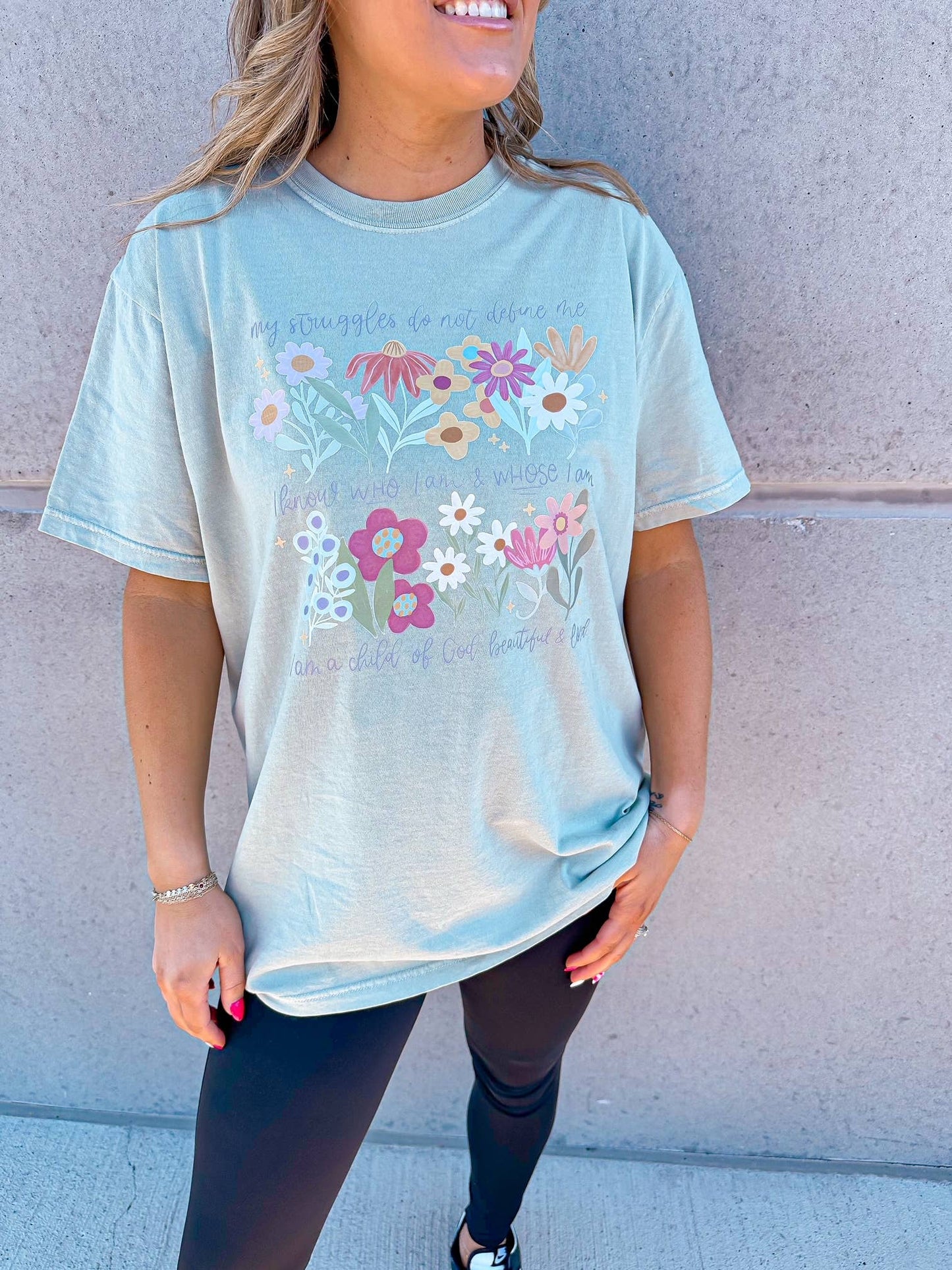 Child of God Floral Tee