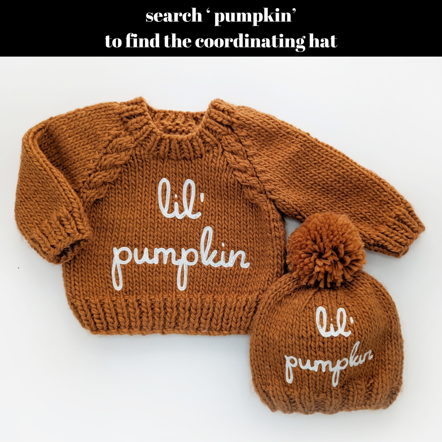 Lil' Pumpkin Sweater for Baby & Toddler