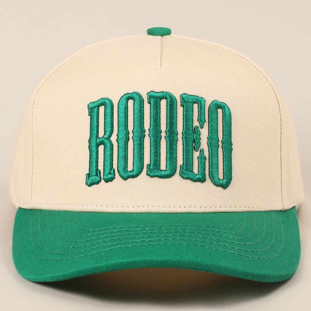 RODEO Two-Tone Embroidered Trucker Hat