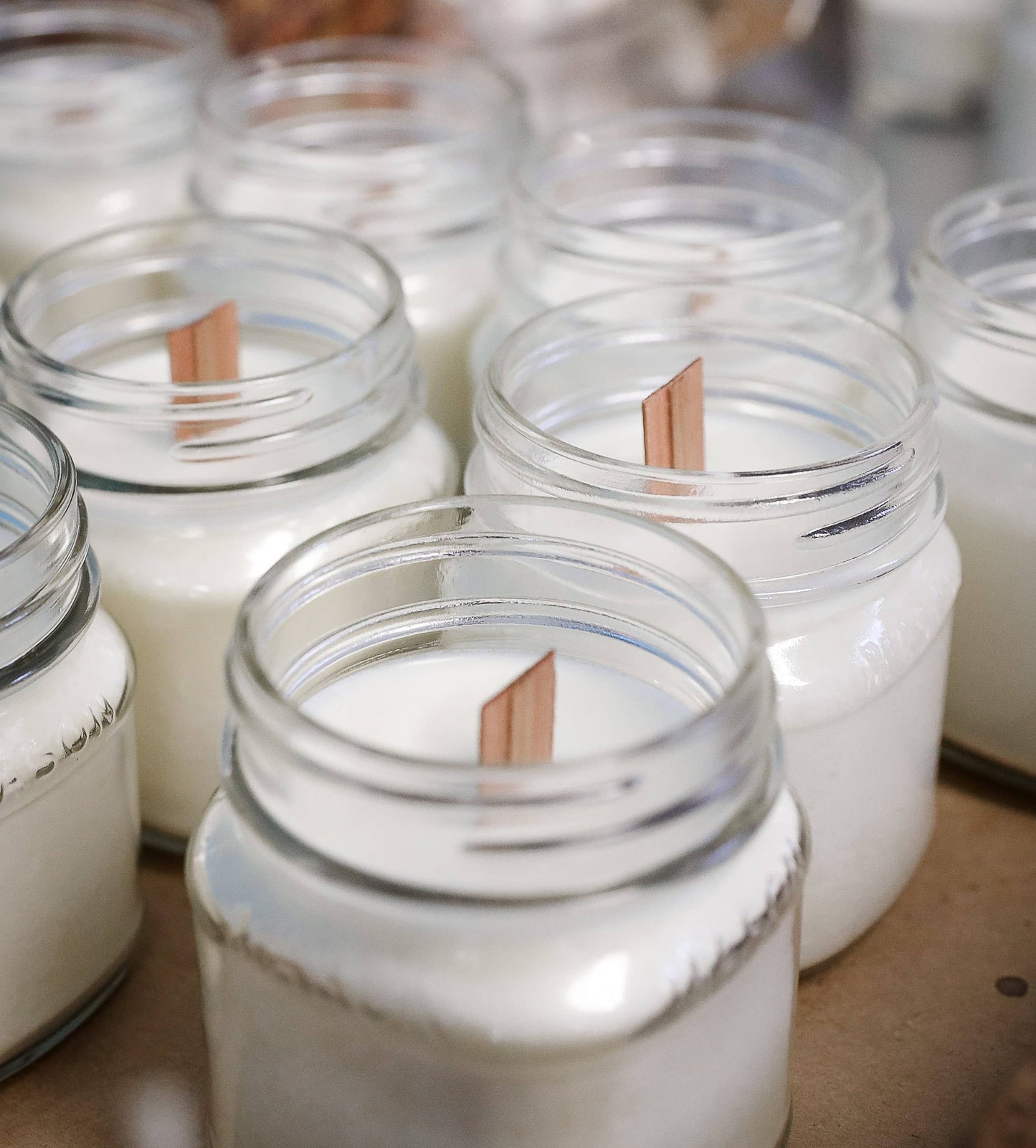 White Pumpkin Candle - Rust Lid 100% Soy Wax Candle