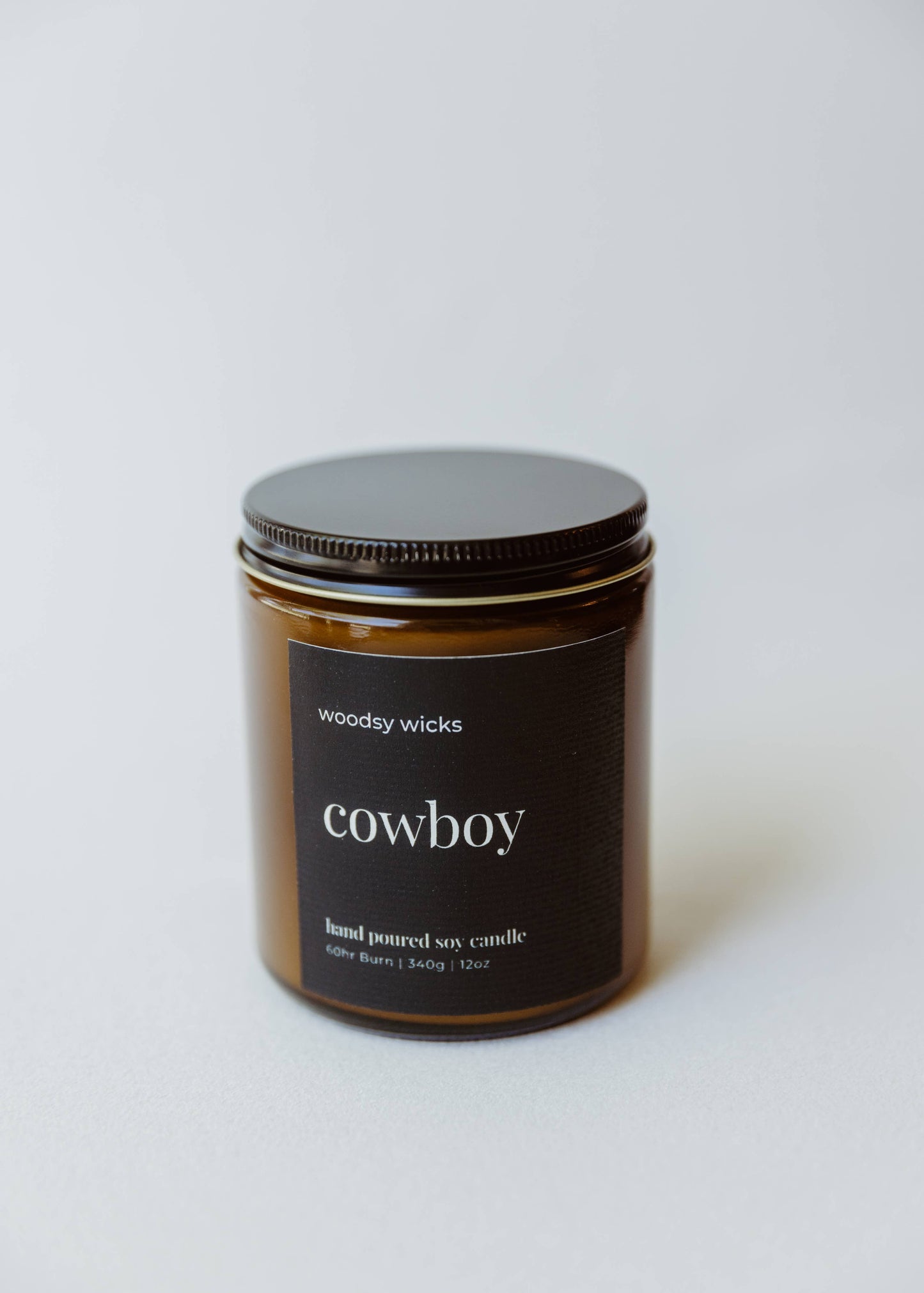 Cowboy Scented Western Candle - 100% Soy Wax - Cotton Wick